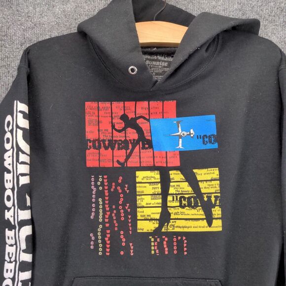 Funimation Sunrise Cowboy Bebop Hoodie Size Small Black Graphic TANK! Anime - Picture 6 of 12